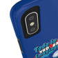 Funda para teléfono "Todo lo que veo en mi imaginación" - Azul