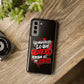 Funda para teléfono "Yo manifiesto lo que quiero" - Negro