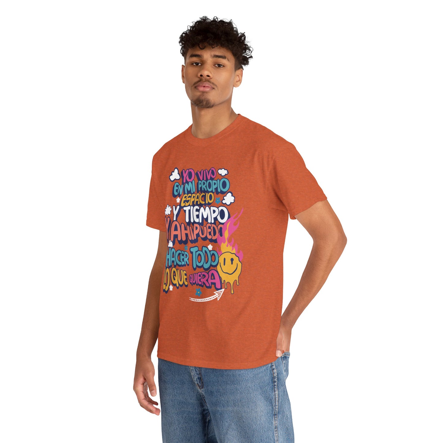 Playera Unisex "Yo vivo en mi propio espacio y tiempo"