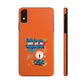 Funda para teléfono "Todo lo que veo en mi imaginación" - Naranja