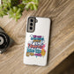 Funda para teléfono "Yo vivo en propio espacio y tiempo" - Blanco