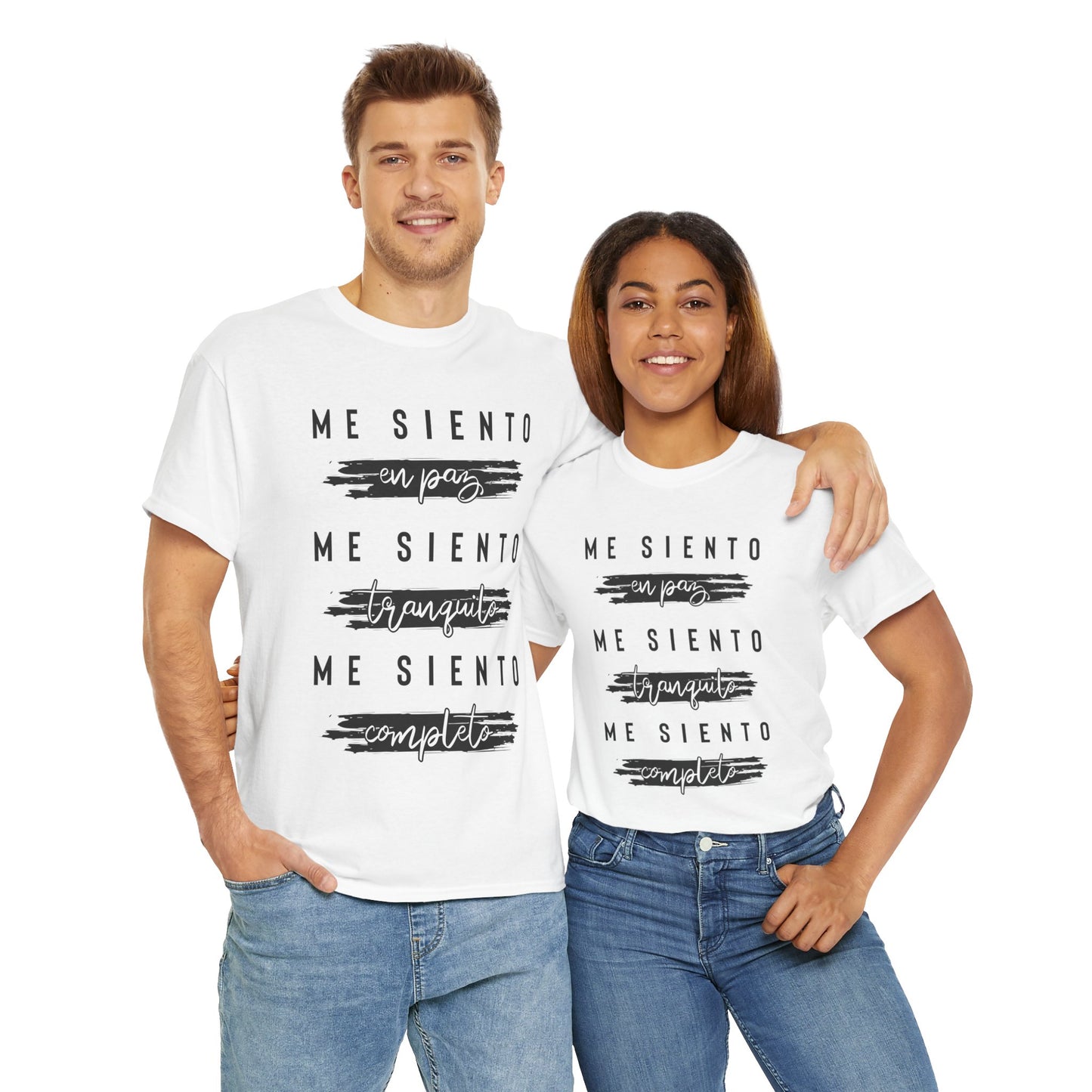 Playera Unisex "Me siento en paz"