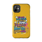 Funda para teléfono "Yo vivo en propio espacio y tiempo" - Amarillo