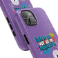 Funda para teléfono "Todo lo que veo en mi imaginación" - Lila