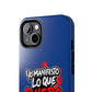 Funda para teléfono "Yo manifiesto lo que quiero" - Azul