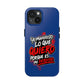 Funda para teléfono "Yo manifiesto lo que quiero" - Azul