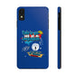 Funda para teléfono "Todo lo que veo en mi imaginación" - Azul