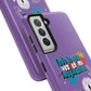 Funda para teléfono "Todo lo que veo en mi imaginación" - Lila