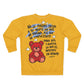 Sudadera Unisex Amarilla "No veas un oso rojo"