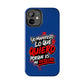 Funda para teléfono "Yo manifiesto lo que quiero" - Azul