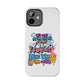 Funda para teléfono "Yo vivo en propio espacio y tiempo" - Blanco