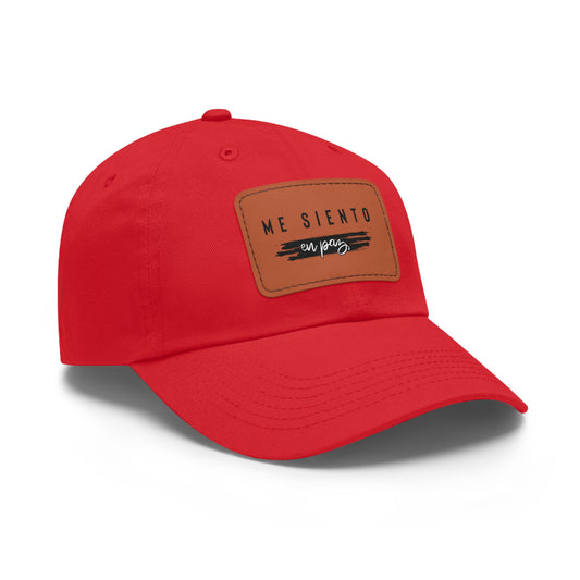 Gorra personalizada "Me siento en paz"