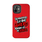 Funda para teléfono "Yo manifiesto lo que quiero" - Rojo