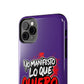 Funda para teléfono "Yo manifiesto lo que quiero" - Violeta