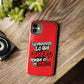 Funda para teléfono "Yo manifiesto lo que quiero" - Rojo