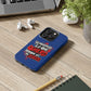 Funda para teléfono "Yo manifiesto lo que quiero" - Azul