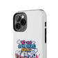 Funda para teléfono "Yo vivo en propio espacio y tiempo" - Blanco