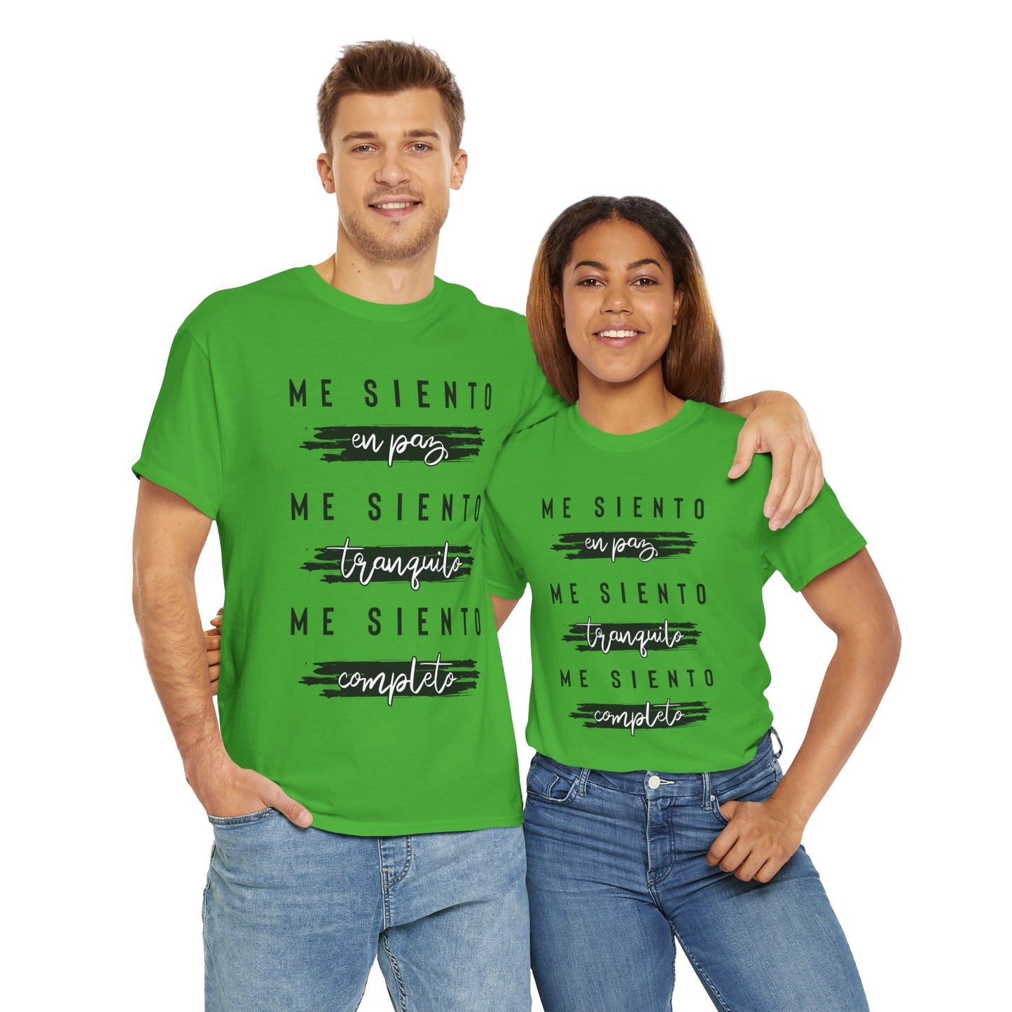 Playera Unisex "Me siento en paz"