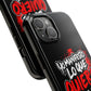 Funda para teléfono "Yo manifiesto lo que quiero" - Negro