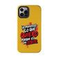 Funda para teléfono "Yo manifiesto lo que quiero" - Amarillo