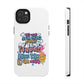 Funda para teléfono "Yo vivo en propio espacio y tiempo" - Blanco