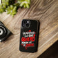 Funda para teléfono "Yo manifiesto lo que quiero" - Negro