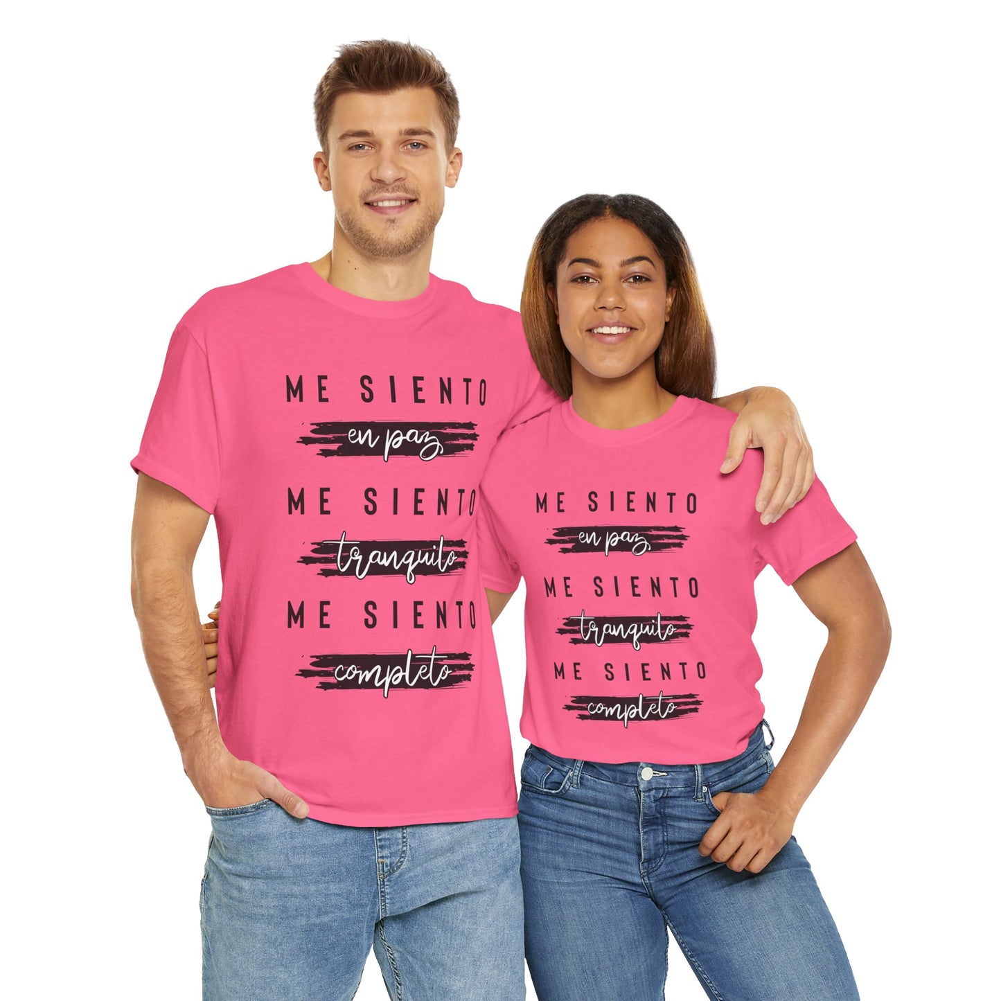 Playera Unisex "Me siento en paz"