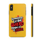 Funda para teléfono "Yo manifiesto lo que quiero" - Amarillo