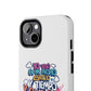 Funda para teléfono "Yo vivo en propio espacio y tiempo" - Blanco
