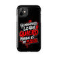 Funda para teléfono "Yo manifiesto lo que quiero" - Negro