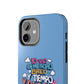 Funda para teléfono "Yo vivo en propio espacio y tiempo" - Celeste