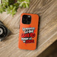 Funda para teléfono "Yo manifiesto lo que quiero" - Naranja