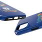 Funda para teléfono "Todo lo que veo en mi imaginación" - Azul