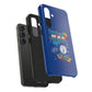 Funda para teléfono "Todo lo que veo en mi imaginación" - Azul