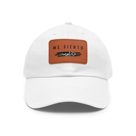 Gorra personalizada "Me siento completo"