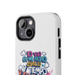 Funda para teléfono "Yo vivo en propio espacio y tiempo" - Blanco