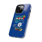 Funda para teléfono "Todo lo que veo en mi imaginación" - Azul