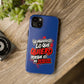 Funda para teléfono "Yo manifiesto lo que quiero" - Azul
