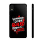 Funda para teléfono "Yo manifiesto lo que quiero" - Negro