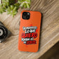 Funda para teléfono "Yo manifiesto lo que quiero" - Naranja