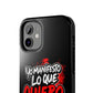 Funda para teléfono "Yo manifiesto lo que quiero" - Negro