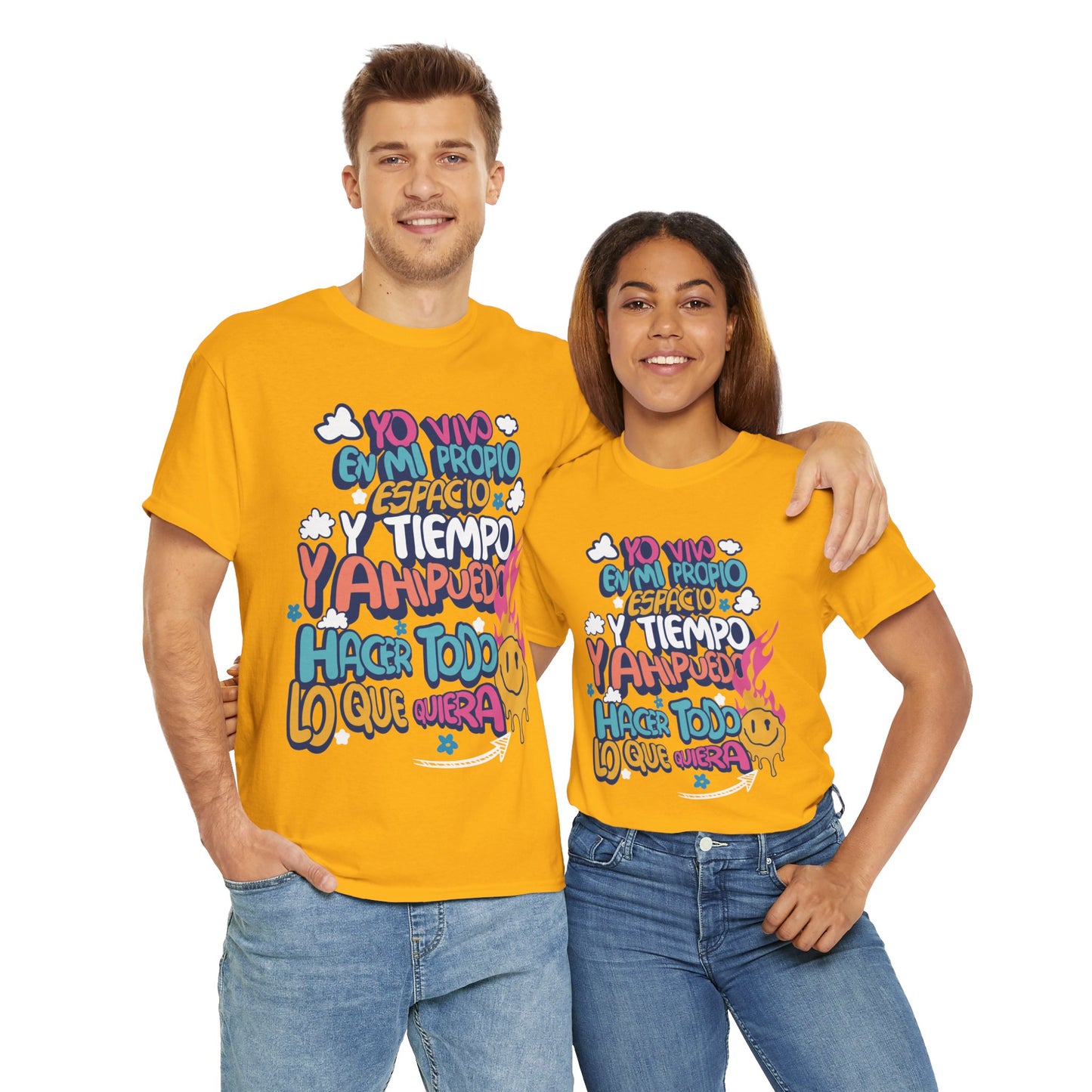 Playera Unisex "Yo vivo en mi propio espacio y tiempo"