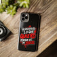 Funda para teléfono "Yo manifiesto lo que quiero" - Negro