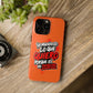 Funda para teléfono "Yo manifiesto lo que quiero" - Naranja