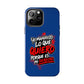 Funda para teléfono "Yo manifiesto lo que quiero" - Azul