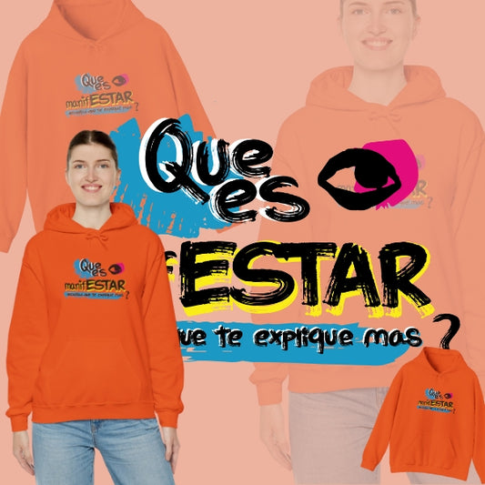 Sudadera con capucha unisex Heavy Blend™ - "¿Qué es manifestar?"