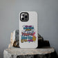 Funda para teléfono "Yo vivo en propio espacio y tiempo" - Blanco