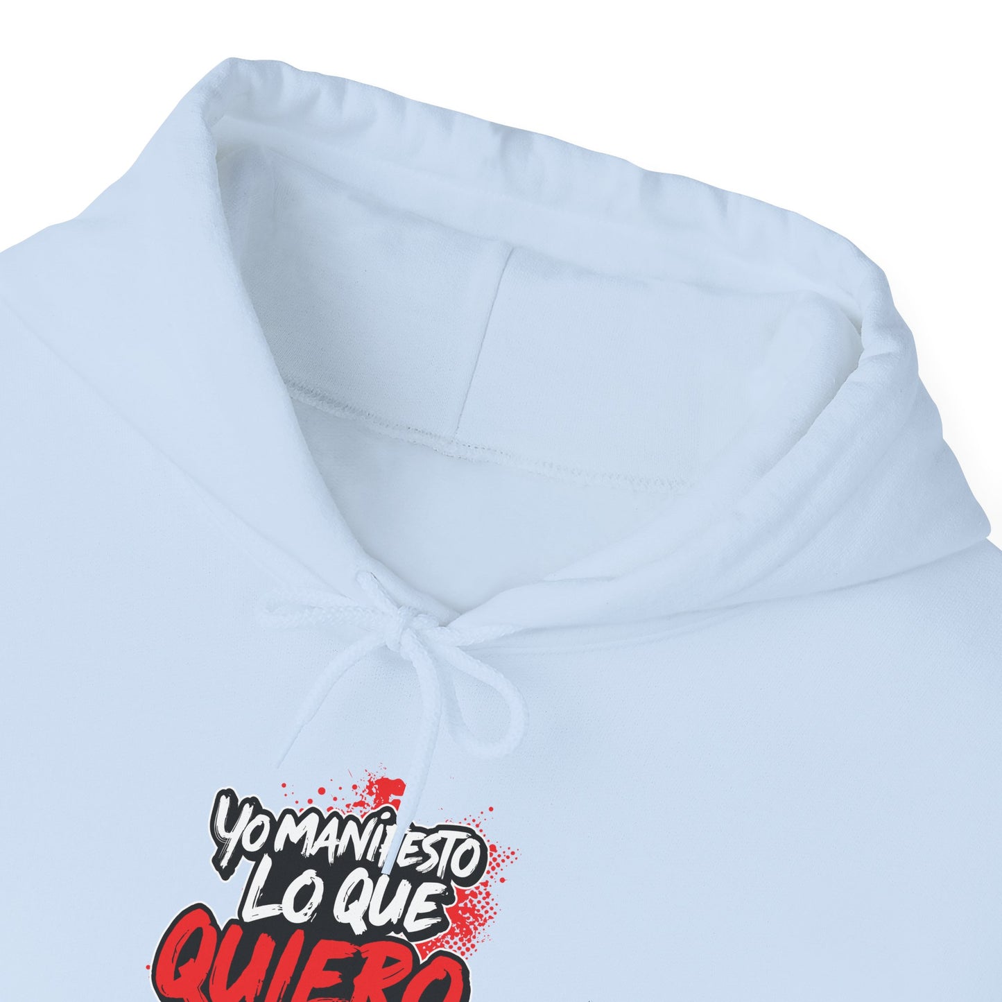 Sudadera con capucha unisex Heavy Blend™ "Yo manifiesto lo que quiero " - Celes Manifestación