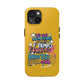 Funda para teléfono "Yo vivo en propio espacio y tiempo" - Amarillo