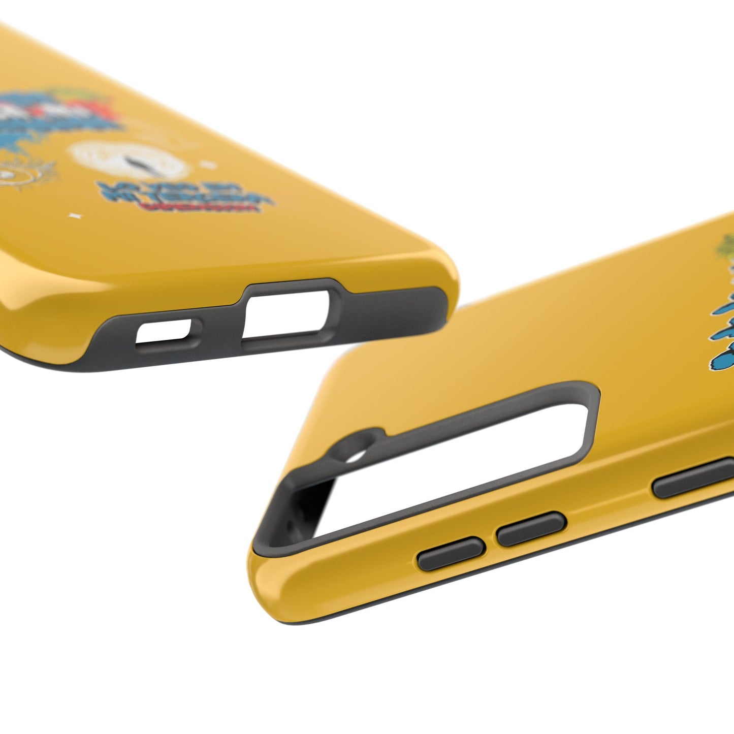 Funda para teléfono "Todo lo que veo en mi imaginación" - Amarillo